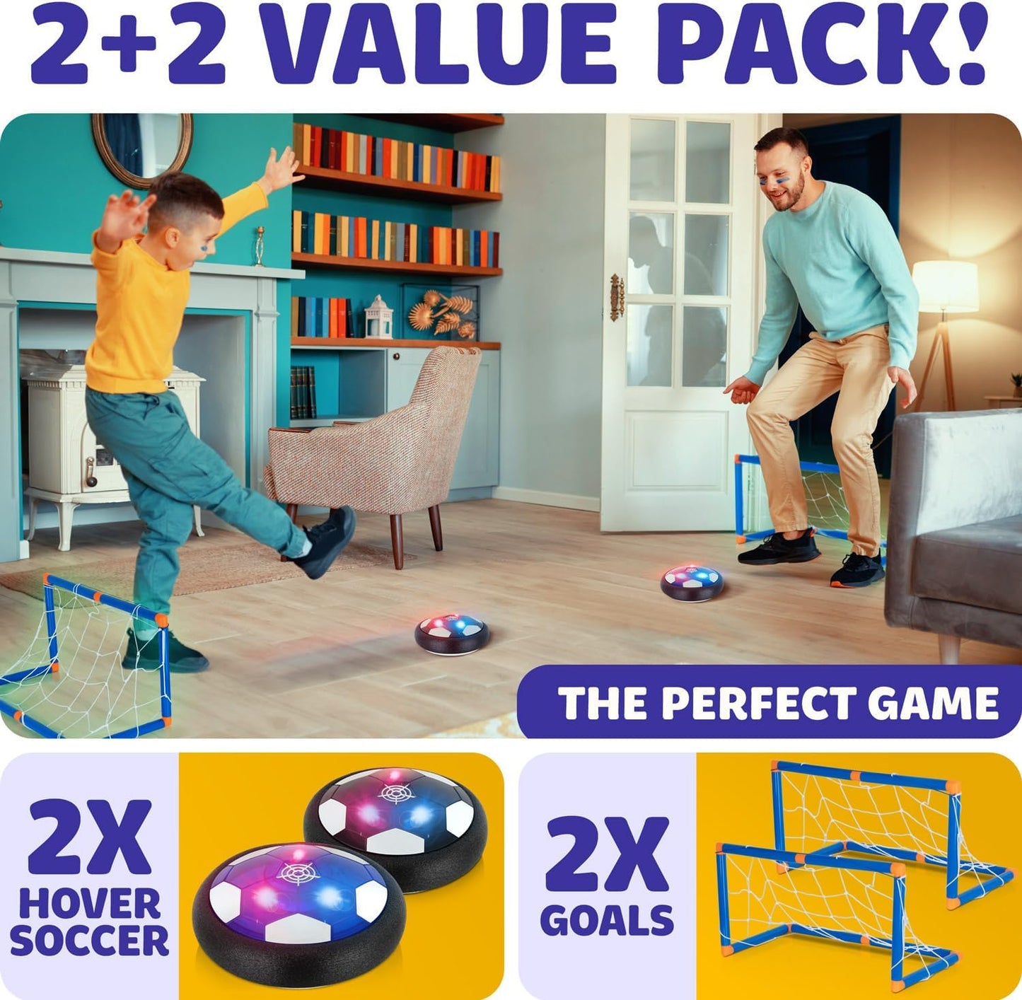 Hover Soccer Ball (2-Pack)