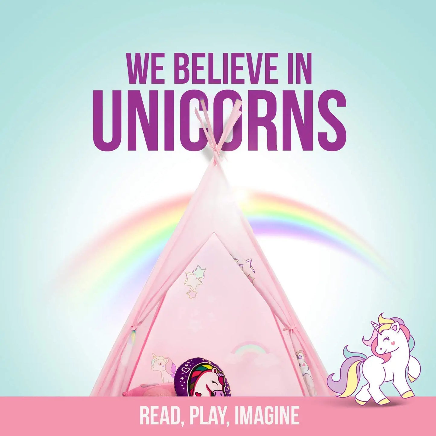 Unicorn Teepee Tent