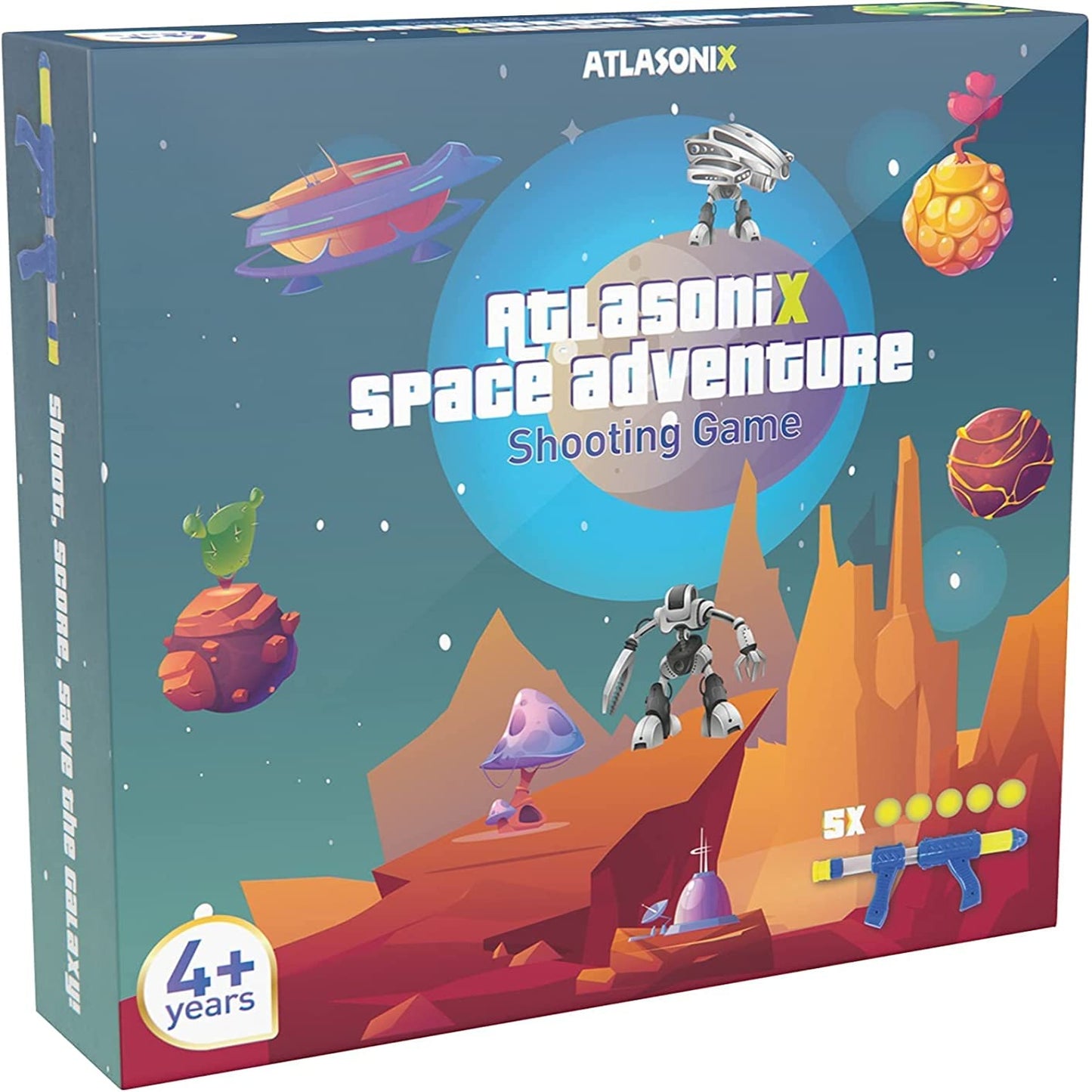 Space Adventure Shooter Game Set