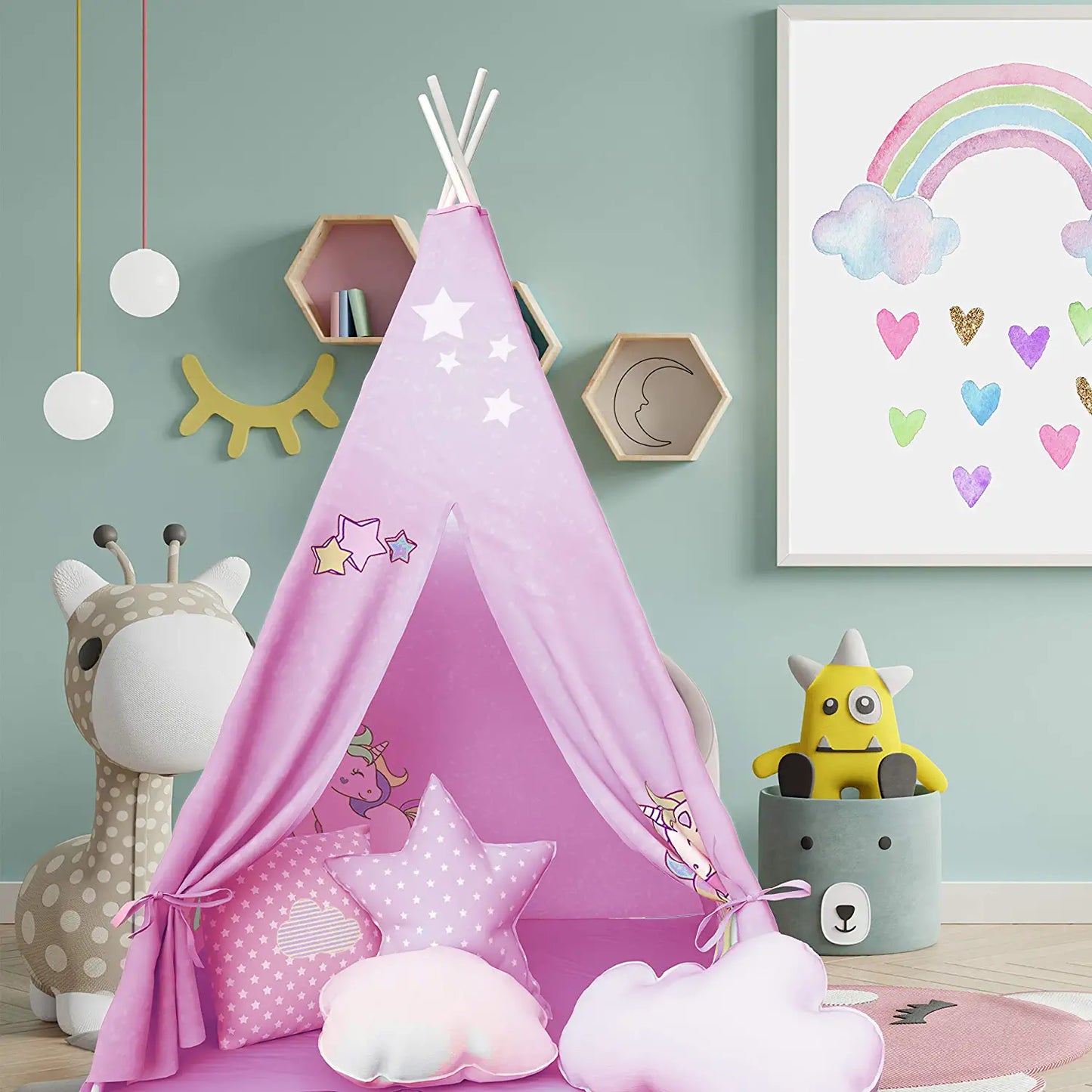 Unicorn Teepee Tent