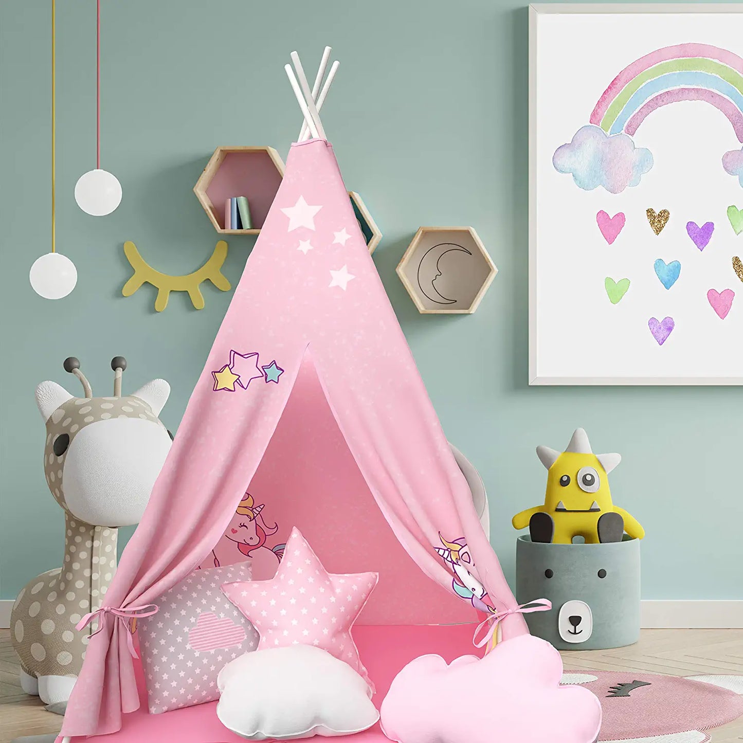 Unicorn Teepee Tent