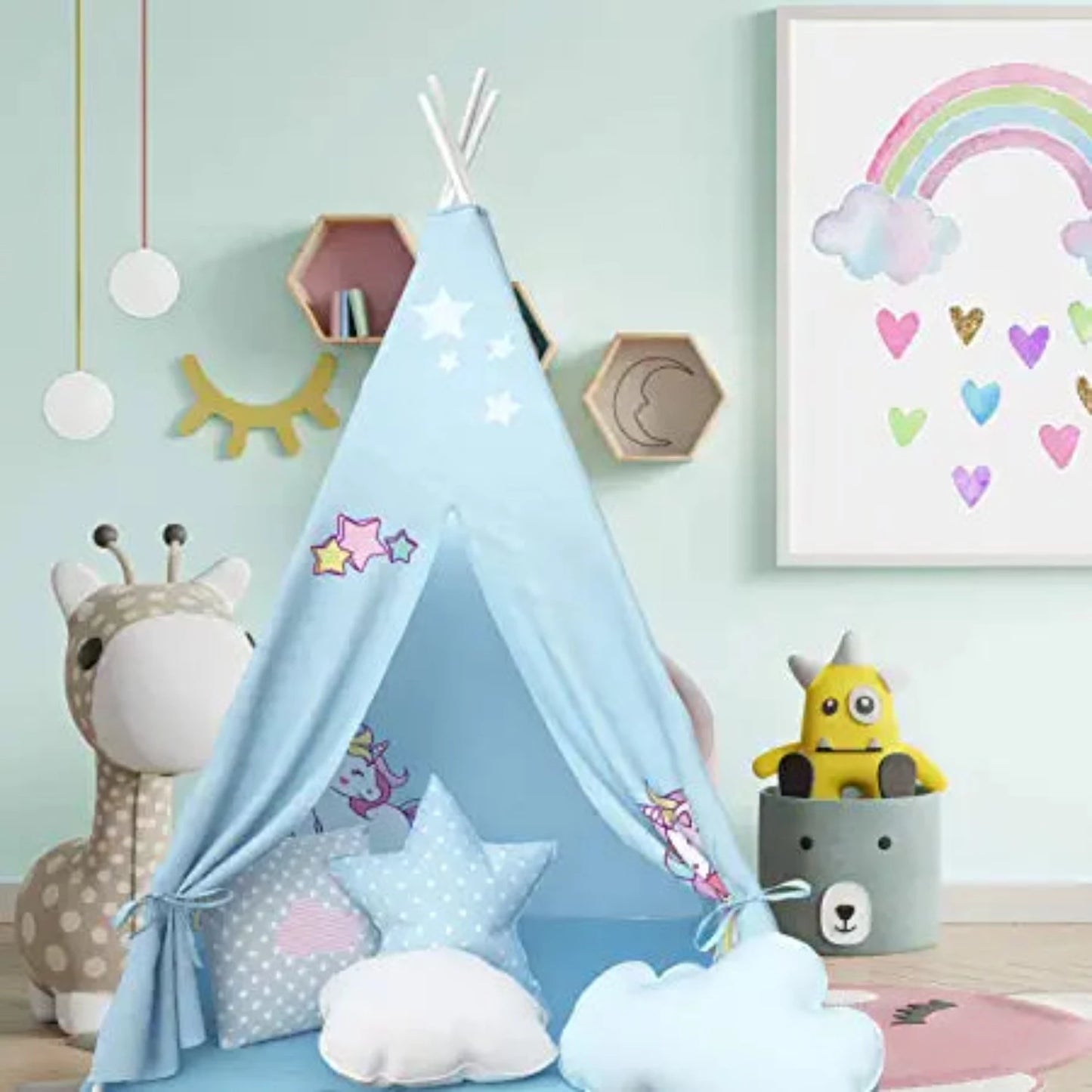 Unicorn Teepee Tent